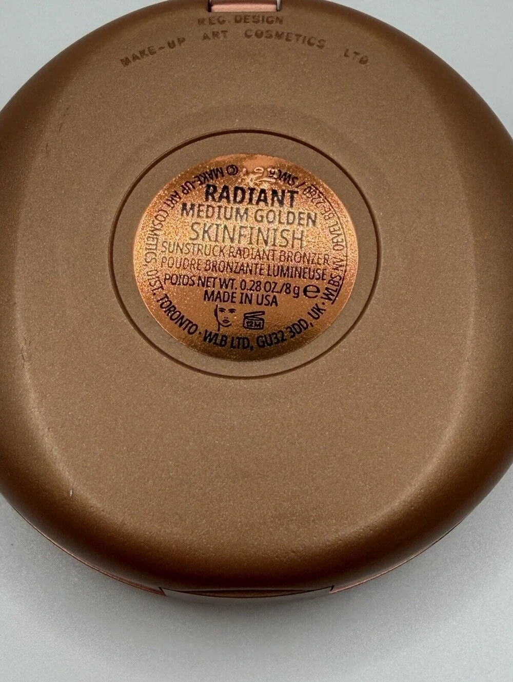 MAC Skinfinish Sunstruck Radiant Deep Golden Bronzer 0.28oz NEW free shipping